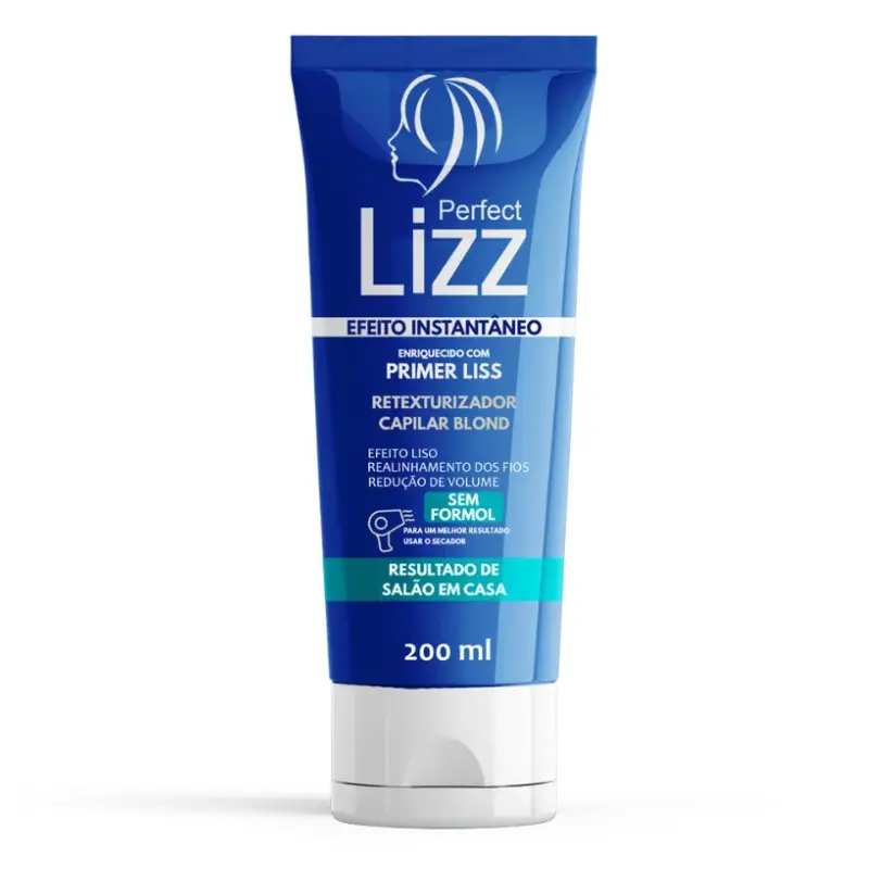 Perfect Lizz – Tratamento Capilar de Realinhamento e Hidratação Sem Formol, 300ml