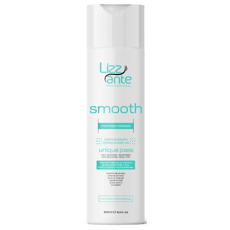 Smooth – Tratamento Capilar de Alinhamento e Brilho com 6 Ativos Naturais, 1 Passo, 1L